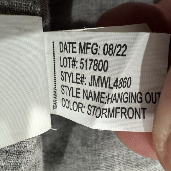 Johnnie-O Hangin’ Out Shirt Men’s L Brown Tan Plaid Button-Down Cotton - Picture 7 of 8